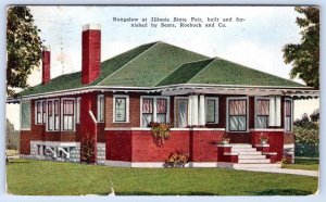 1915 SEARS ROEBUCK CO BUNGALOW ILLINOIS STATE FAIR ADVERTISING ANTIQUE POSTCARD 