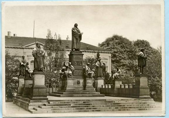 Germany - Worms, Monument of Luther  *RPPC