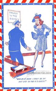 US Navy Military Comic Unused 