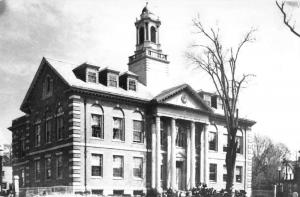 Newport Rhode Island Court House Real Photo Antique Postcard K40116