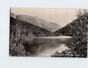 Postcard Echo Lake, Franconia Notch, White Mountains, New Hampshire