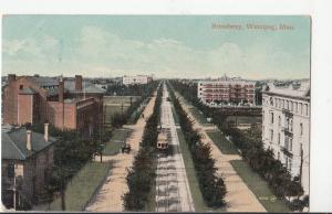 B77666 bradway tramway winnipeg man  canada scan front/back image