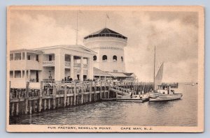 J91/ Cape May New Jersey Postcard c1910 Fun Factory Sewell's Point  429