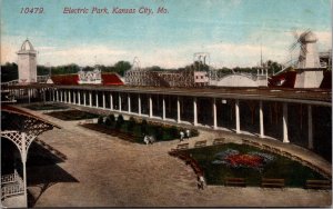Postcard Electric Park in Kansas City, Missouri