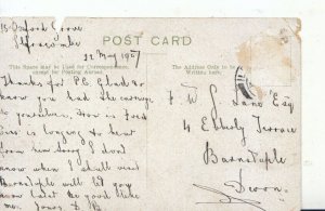 Genealogy Postcard - Lane? - Ebberly Terrace - Barnstaple - Devon - Ref 3964A