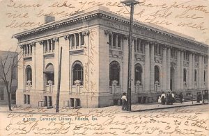 Carnegie Library Atlanta GA USA Postcard