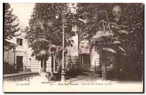 Postcard Old Aix Les Bains Entree Grand Circle