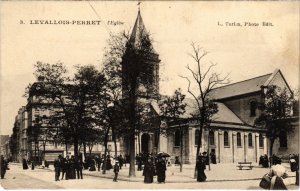 CPA Levallois Perret Eglise (1311178)