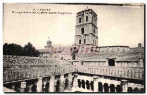 Old Postcard Arles Vue Generale du Cloitre Saint Trophime