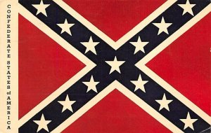 Confederate battle flag USA Civil War 1964 