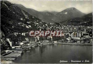 Old Postcard Panorama Salerno e Lido