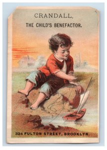 1880s Crandall The Child's Benefactor Lot Of 4 F44