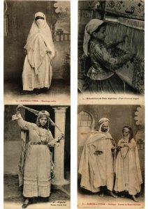 NORTH AFRICA TYPES ARAB GIRLS 44 CPA Pre-1940 with BETTER (L2814)