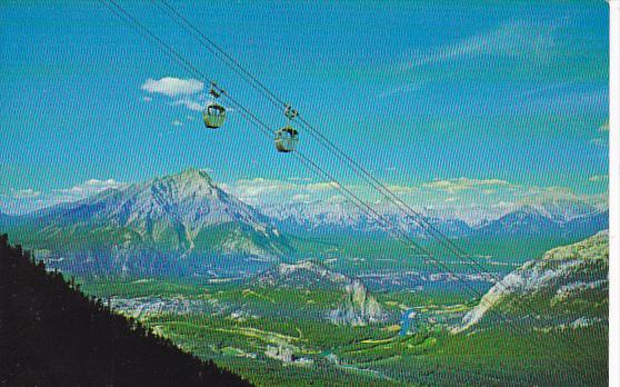 Canada Banff Sulphur Mountain Gondolas Alberta