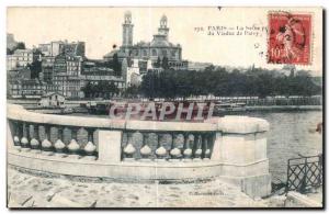 Old Postcard Paris Seine Viaduct Parry