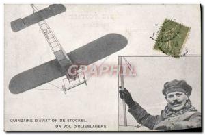 Postcard Old Jet Aviation Fortnight d & # 39aviation Stockel a theft & # 39ol...