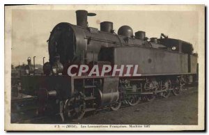 Old Postcard The Midi Machine Train Locomotives Francaises