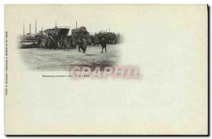 Old Postcard Army Boarding canteens