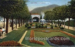 Kurgarten Bad Ems German Postcard Germany Post Card