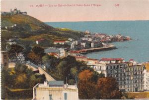 BR45736 Alger vue sur Bab el Oued et notre dame d afrique algeria