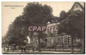 Postcard Old Saint Menehould Villas