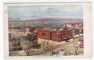 Panorama Colorado Springs CO 1909 postcard