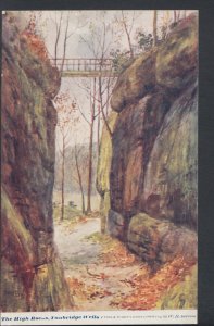 Kent Postcard - The High Rocks, Tunbridge Wells - Artist W.H.Borrow  RS7630