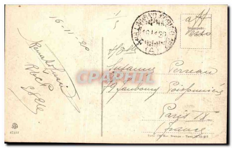 Old Postcard Fantaisie Peasants