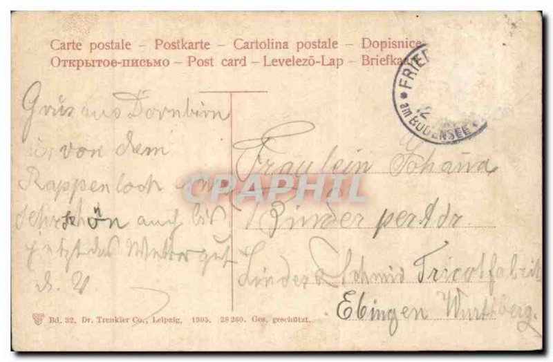 Germany Gruss von Dondesee Schloss Montfort (boat)