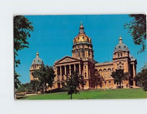 Postcard State Capitol, Des Moines, Iowa