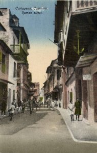 colombia, CARTAGENA, Roman Street (1910s) Postcard