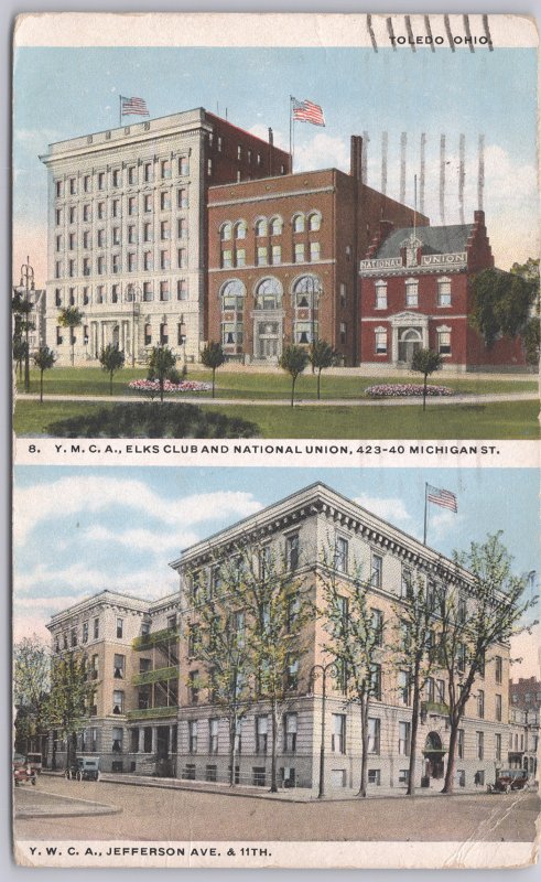 Toledo, Ohio, Y.M.C.A., Elks Club & National Union Buildings - 1921