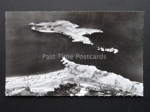 Pembrokeshire nr Tenby CALDEY ISLAND Aerial View - Old RP Postcard