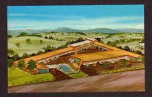 VA Holiday Inn Motel ROANOKE VIRGINIA PC Postcard