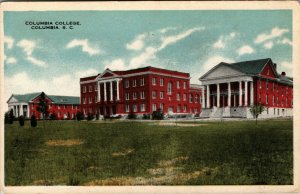 Vtg 1910s Columbia College Columbia South Carolina SC Postcard