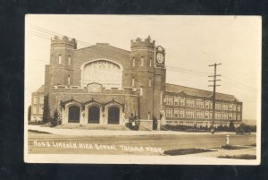 RPPC TACOMA WASHINGTON LINCOLN HIGH SCHOOL VINTAGE REAL PHOTO POSTCARD