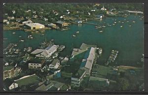 Maine, Boothbay Harbor - Aerial Close-up Of East & West Side - [ME-068]