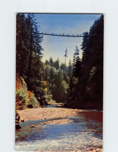 Postcard Capilano Suspension Bridge, Vancouver, Canada