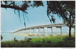 SOUTH CAROLINA; 301 Highway Bridge over Lake Marion near Santee, 40-60s