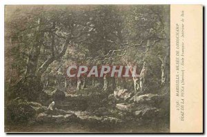 Old Postcard Museum of Longchamp Marseille Diaz de la Pena Narcisse Ecole Fra...