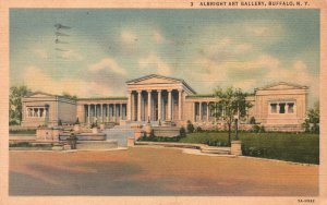 Vintage Postcard 1939 View of Albright Art Gallery Buffalo New York NY