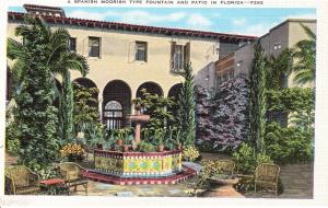 US    PC2240 SPANISH MOORISH FOUNTAIN & PATIO IN FLORIDA