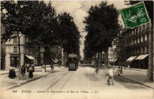 CPA TOURS - Avenue de Grammont a la Rue de l'Alma (589934)