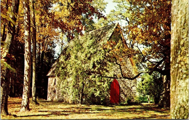 Emmanuel Chapel Mont Alto Pennsylvania PA Blue Ridge Mountains VTG Postcard UNP 