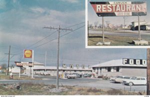 NAPANEE , Ontario , Canada , 1950-60s ; Canuck Restaurant & SHELL Gas Station