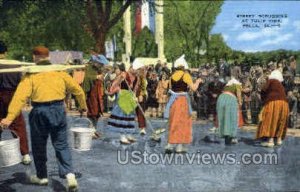 Street Scrubbing and Tulip Time - Pella, Iowa IA