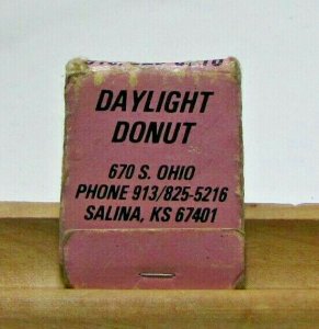 Daylight Donut Salina Kansas Vintage Matchbook Cover 
