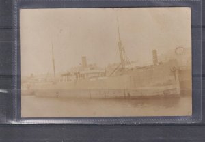 GREAT BRITAIN,  PORTSMOUTH  ????, 1906 real photo ppc., 1/2d. SWANSEA.