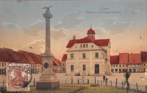 BR44534 Rathaus und kriegerdenkmal Lowen belgium