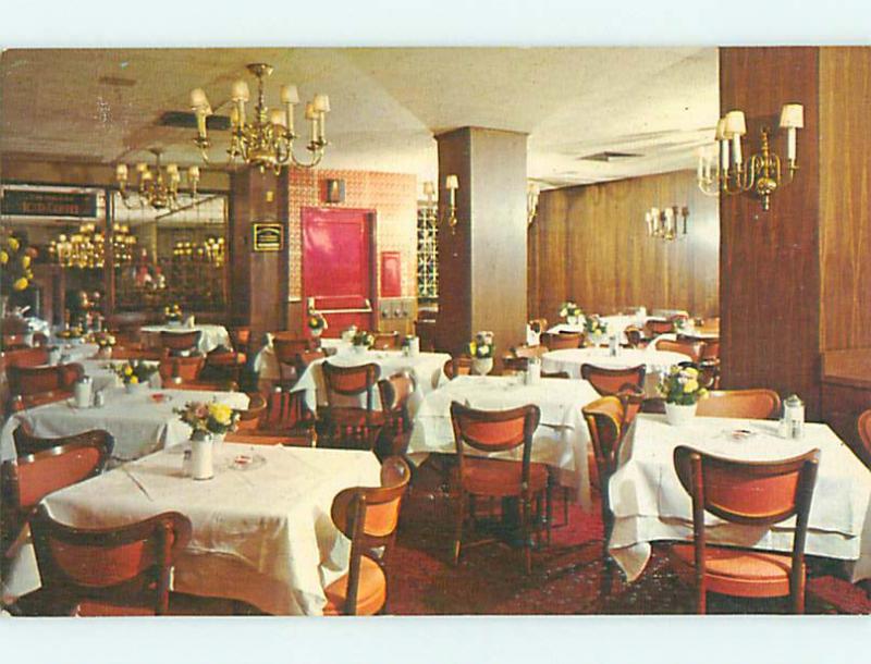 Unused Pre-1980 KLEINE KONDITORER cafe RESTAURANT Manhattan NY v8343